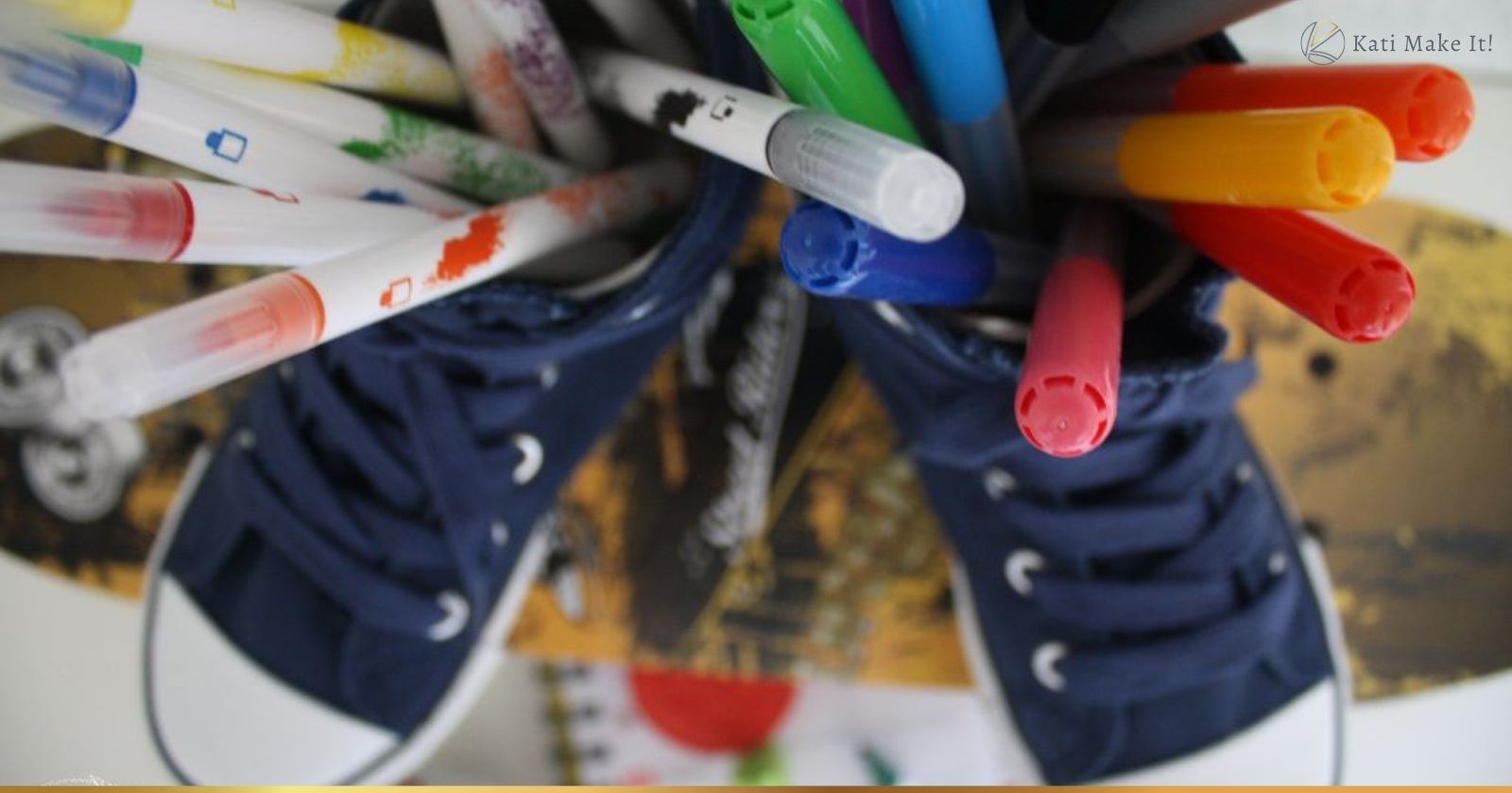 Upcycling-Idee: Stiftehalter aus Canvas-Schuhen (Chucks)