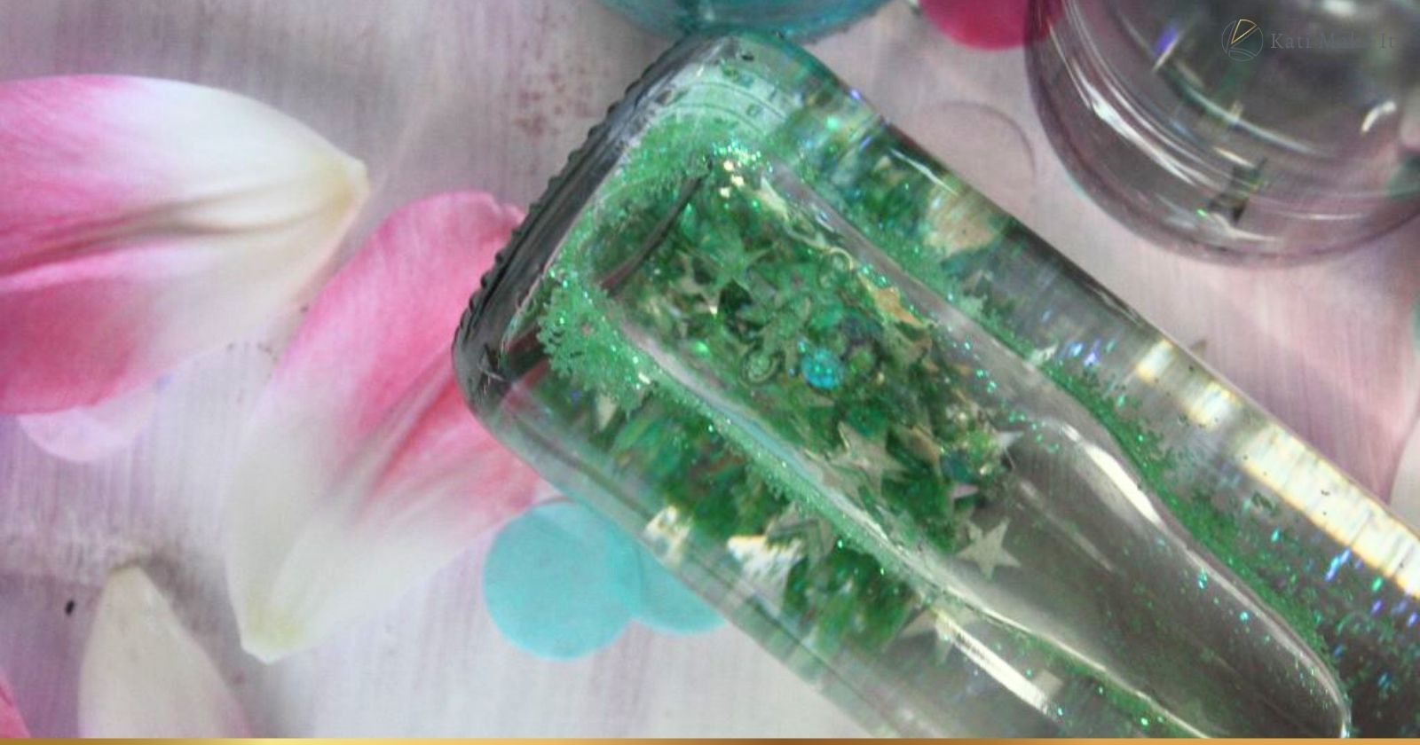 DIY Galaxy Glas mit Glitter