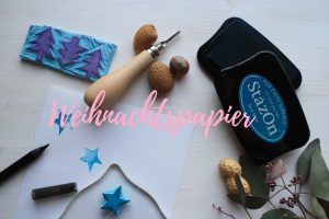 Weihnachtspapier einfach selber machen | Kati Make It!