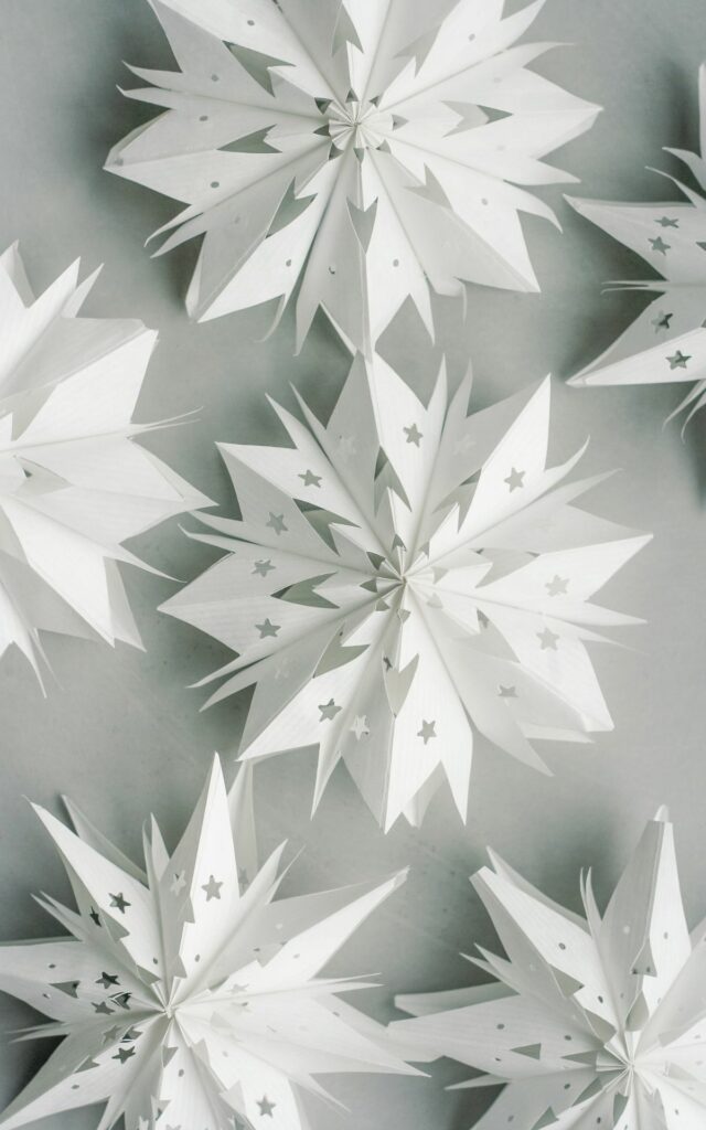 Papier Ornamente basteln: Einfache Anleitung inkl. Vorlagen | Kati Make It!