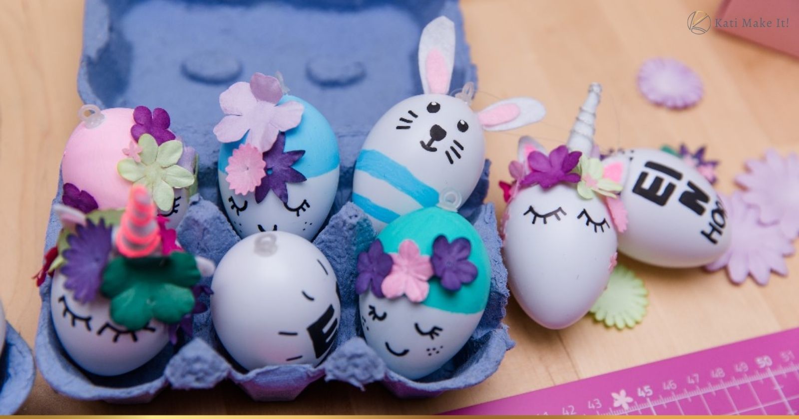 Ostereier bemalen: Einhörner, Osterhasen und andere Osterei-Ideen zum selbst gestalten