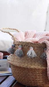 DIY-Ideen zum Selbermachen für Deko-Korb im Boho Style | Kati Make It!