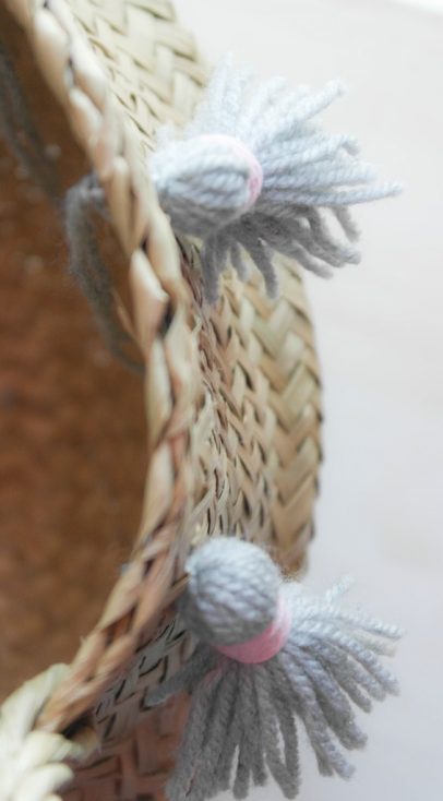DIY Korb mit Tassels