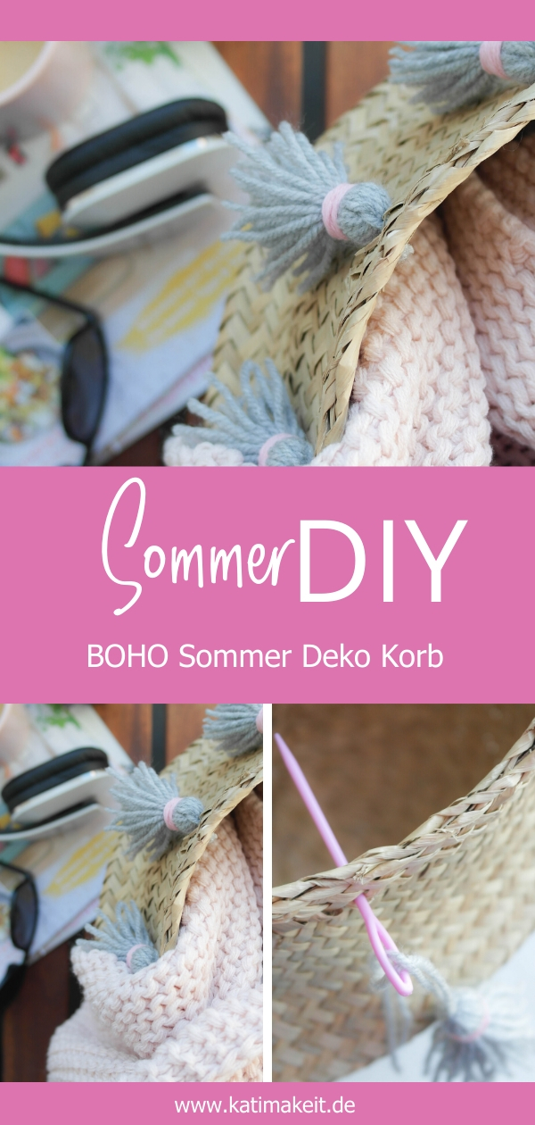 DIY-Ideen zum Selbermachen für Deko-Korb im Boho Style | Kati make it