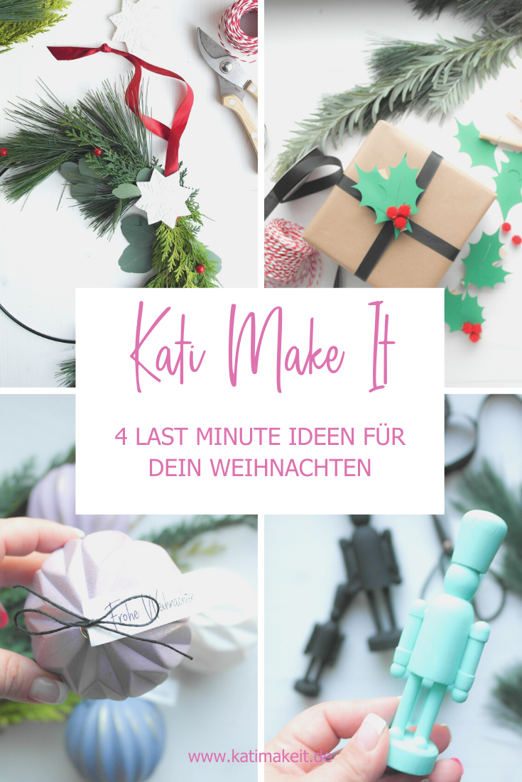 Last Minute DIY Geschenkideen zu Weihnachten | Kati Make It!