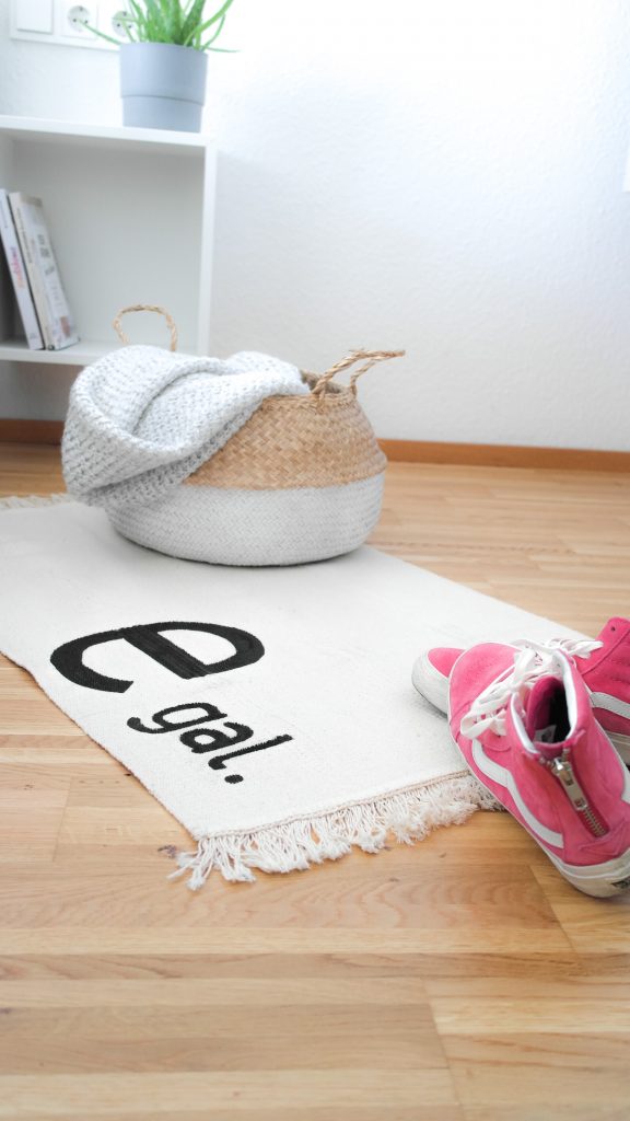 Ikea Hack DIY Teppich mit den Pintor Kreativmarkern Kati Make It!