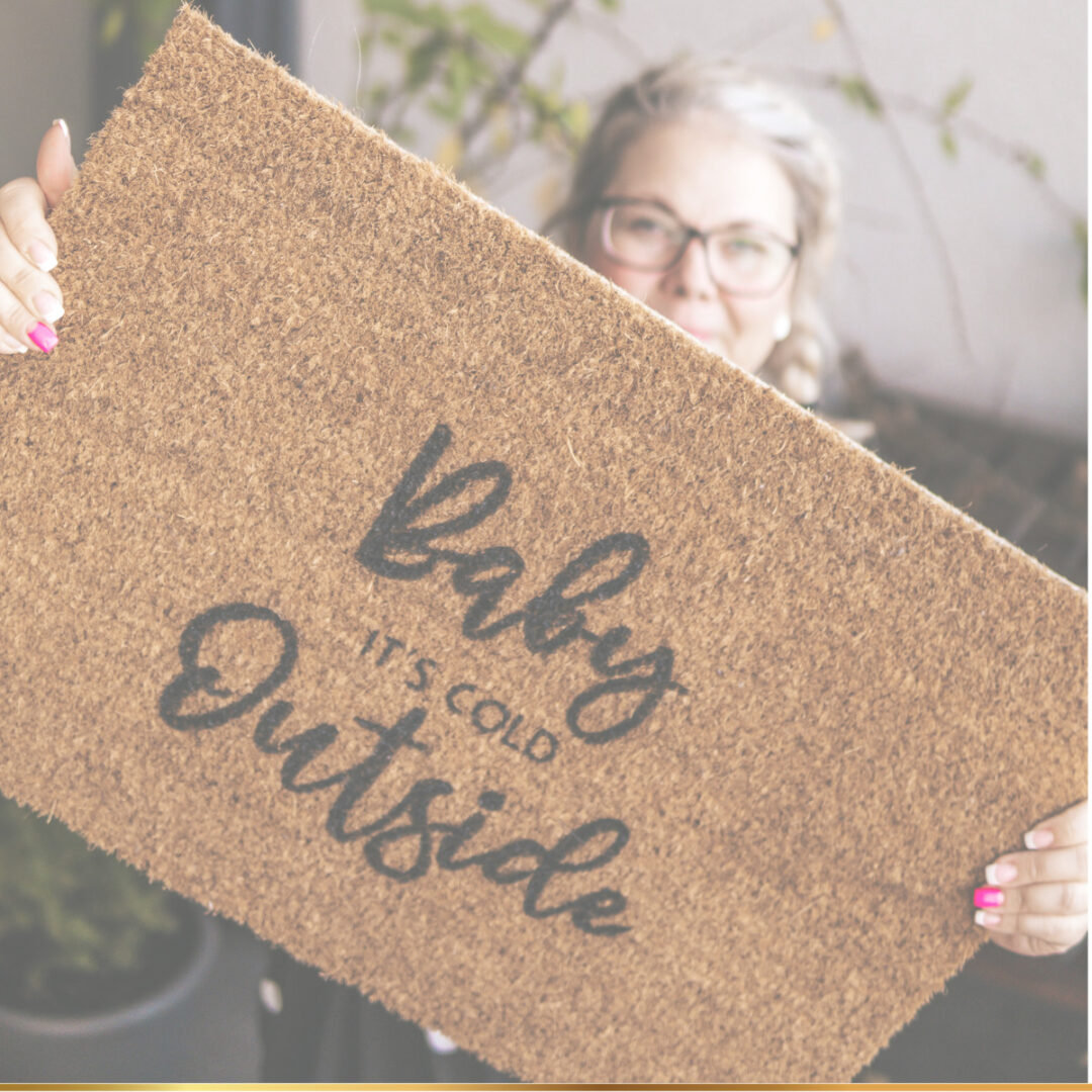 DIY Druckvorlage & Plotterdatei "Baby it´s cold outside"