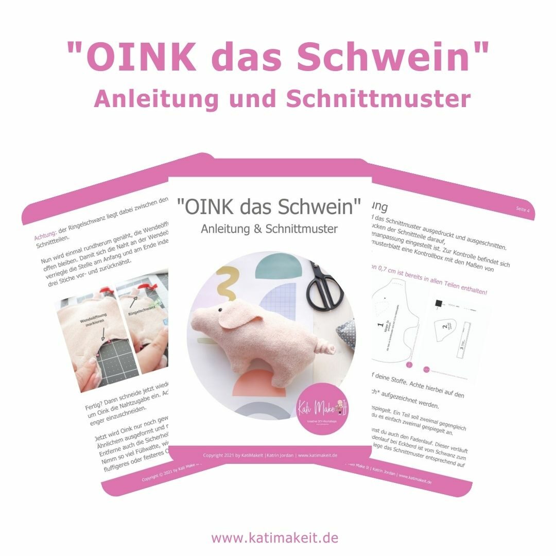 Schnittmuster Oink das Schwein