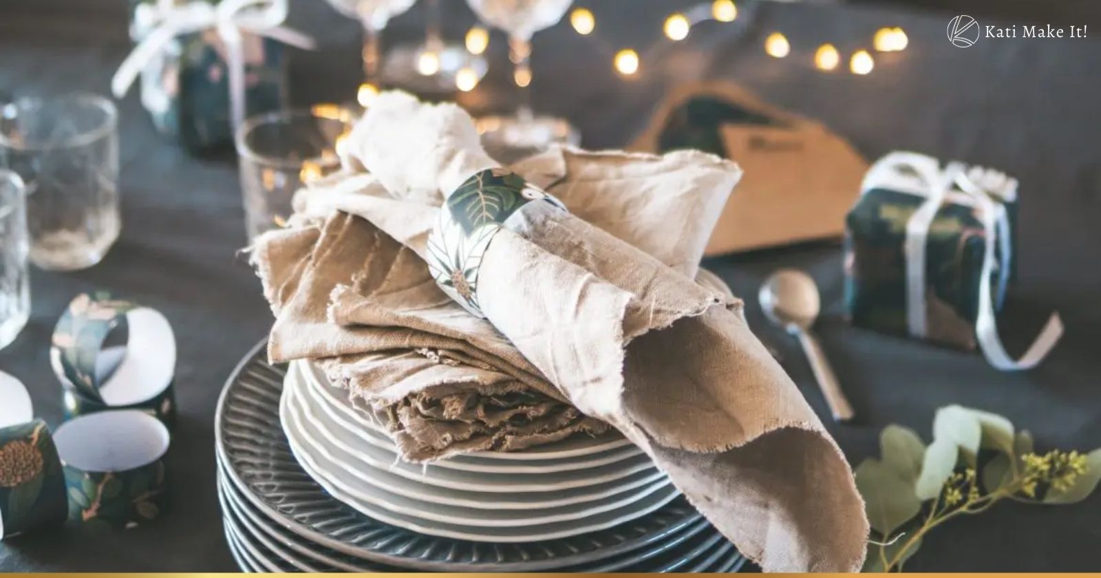 Weihnachtliche Tischdeko die verzaubert - ich zeige dir 5 einfache DIY-Ideen für eine stimmungsvolle Tischdeko zum Selbermachen.