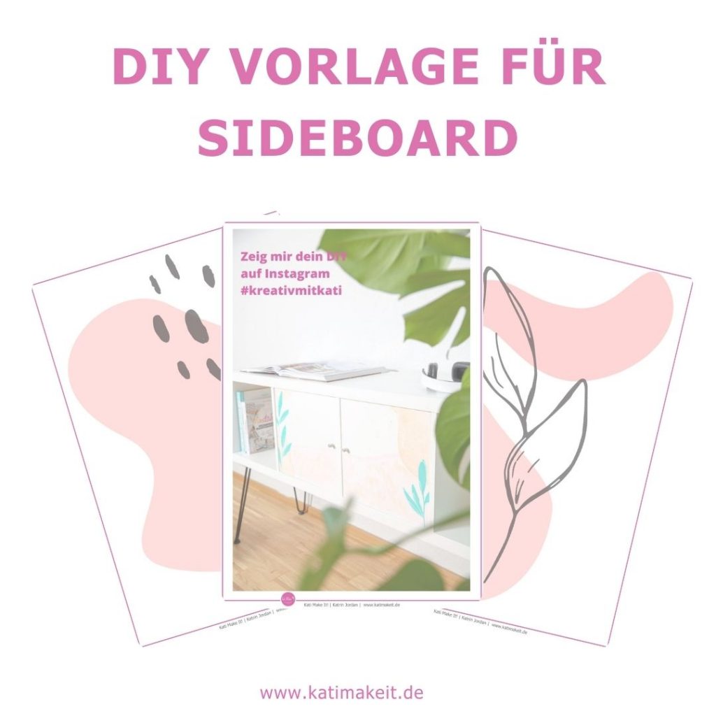 DIY-Sideboard günstig selber machen aus IKEA Kallax Regal (DIY-Aufbewahrung) | Kati make it
