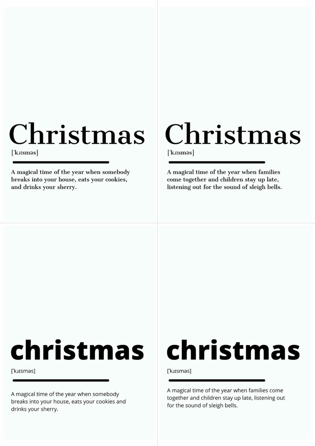 Christmas Prints