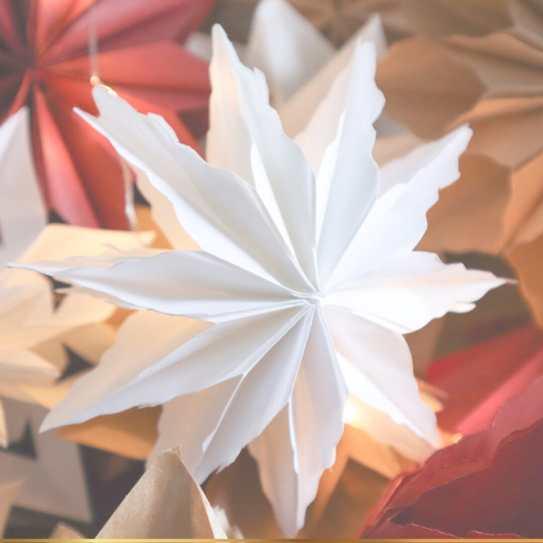 DIY Druckvorlagen Mini-Sterne aus Papiertüten