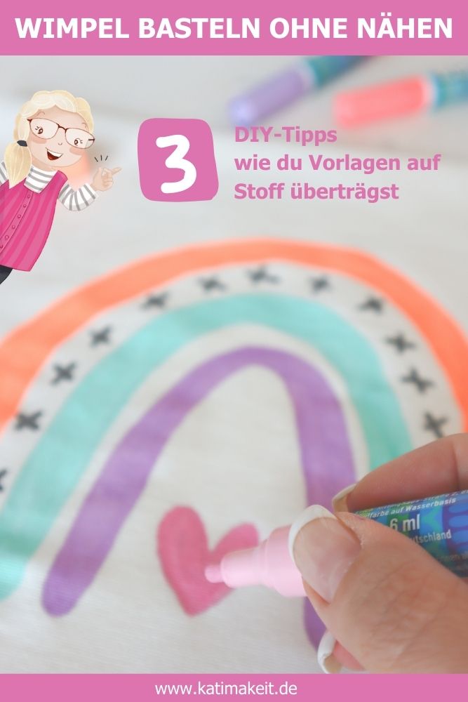 IKEA HACK Wimpel ohne Nähen basteln - einfache Upcycling DIY-Idee für deine Deko zur Gartenparty, Festival oder als DIY-Geschenk.