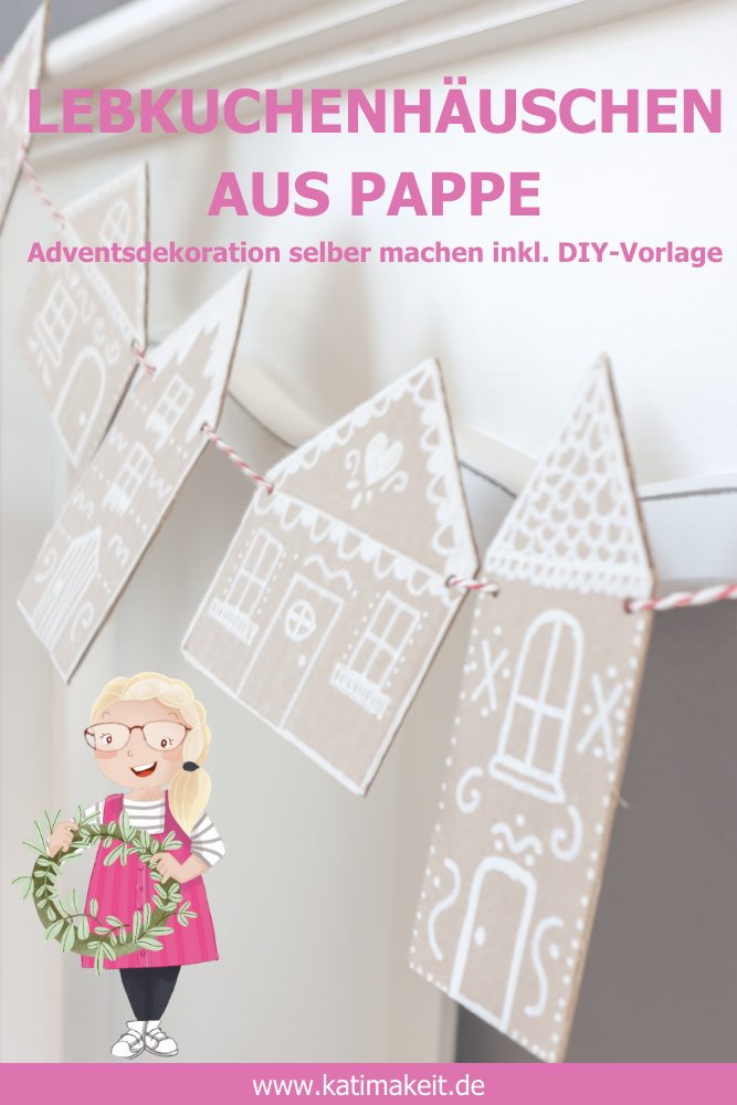DIY Lebkuchenhäuschen aus Pappe