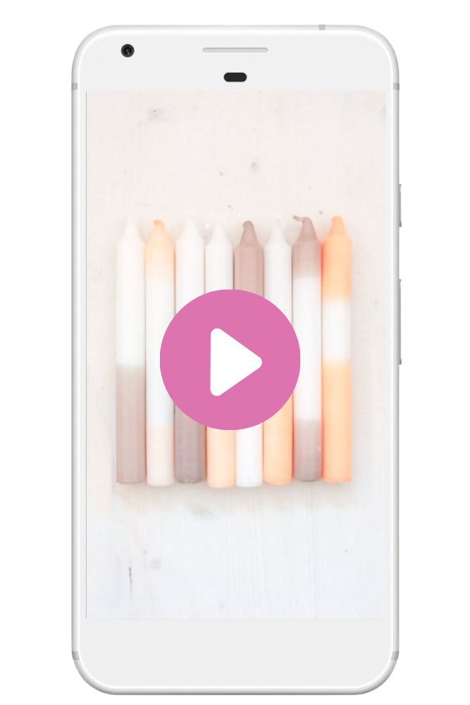 Kerzen färben & gestalten: Die 5 schönsten DIY Ideen mit Kerzen | Kati make it