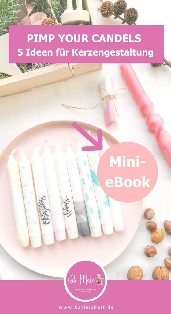 Kerzen färben & gestalten: Die 5 schönsten DIY Ideen mit Kerzen | Kati make it