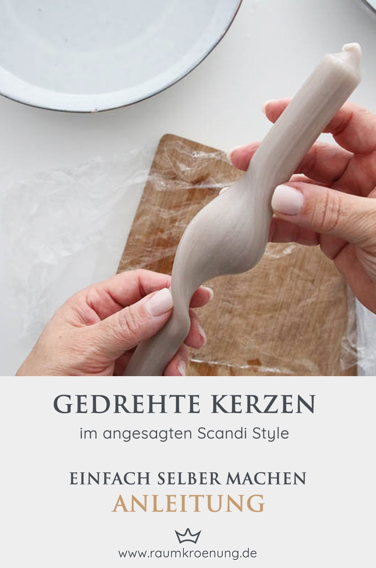 gedrehte Kerzen von Raumkroenung.de