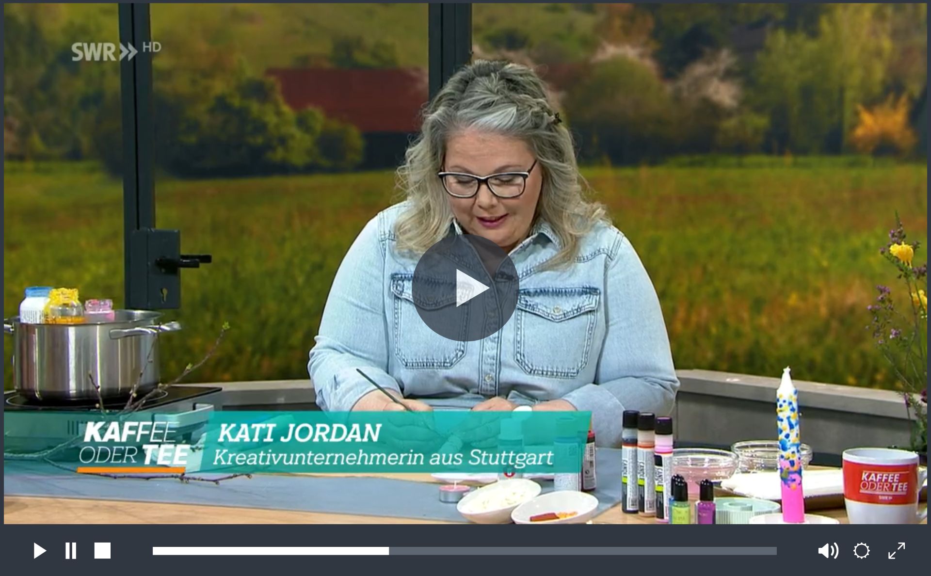 Kerzen bemalen & färben: Die ultimative Anleitung + 6 DIY Ideen - bekannt aus SWR Fernsehen | Kati Make It!