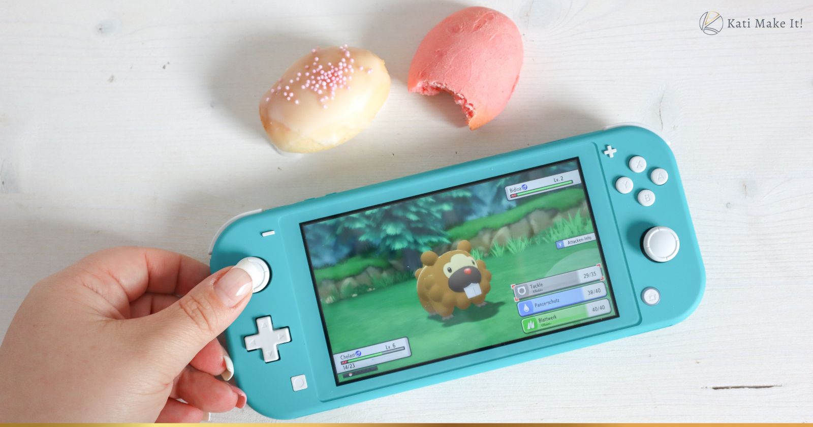 Geschenke selber machen für echte Pokémon-Fans : Kreative Bastelidee und das leckerste Rezept für Pokémon-Knurspe.