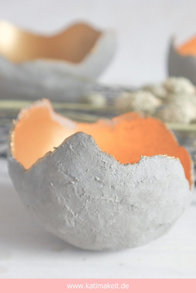 DIY Windlichter aus Beton - puristische Deko selber machen für dein Zuhause - Anleitung von Kati Make It!
