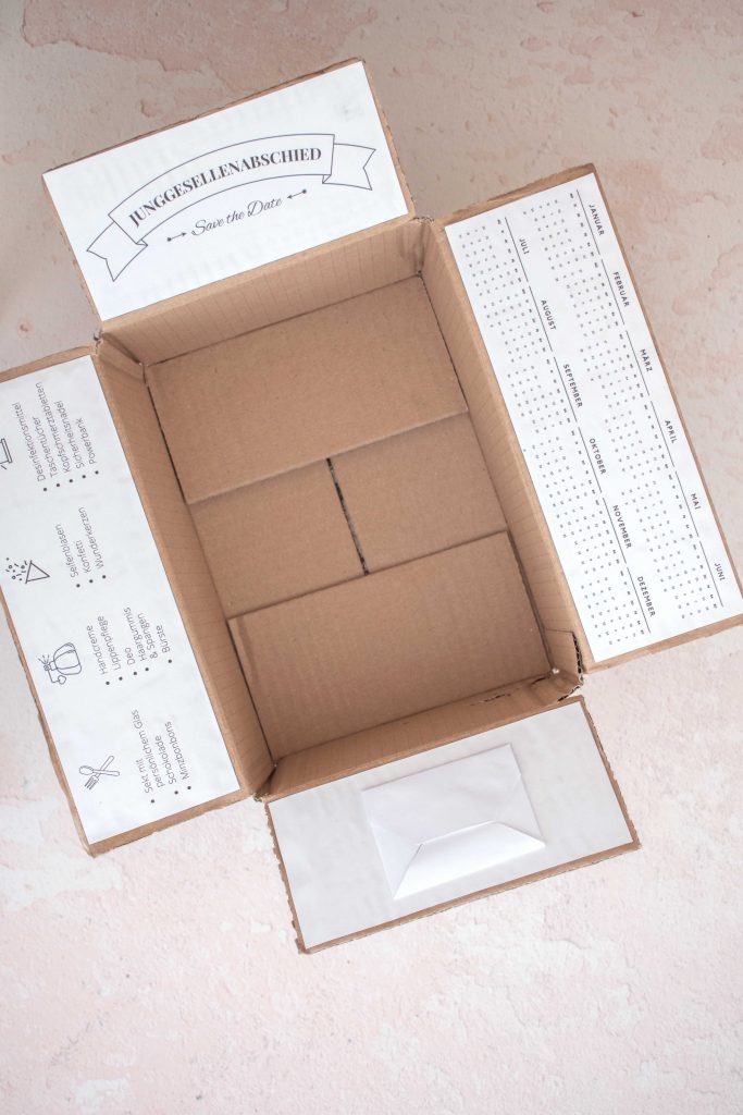 Junggesellenabschied planen: DIY-Idee für die perfekte Einladung zum JGA als Überraschungspost für die Mädels für einen unvergesslichen Tag - Kati Make It! 