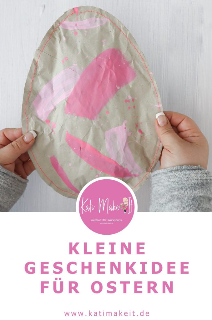 Bunte DIY Osterei Geschenkverpackung aus Papier basteln. So einfach und schön lassen sich Ostergeschenke und Osternester verpacken. 
