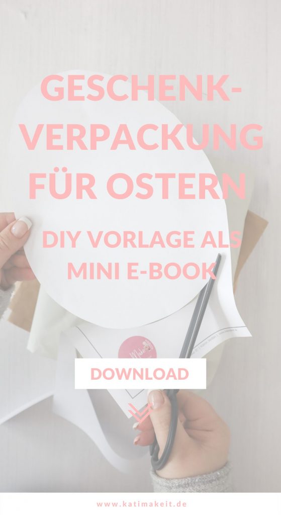 Bunte DIY Osterei Geschenkverpackung aus Papier basteln. So einfach und schön lassen sich Ostergeschenke und Osternester verpacken. 