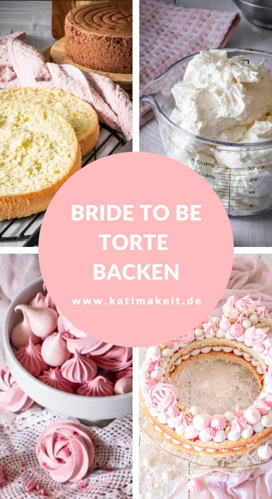 Junggesellenabschied richtig planen: Eine JGA Torte einfach selber backen für euren unvergesslichen Tag mit den Mädels. Rezept bei Kati Make It! 