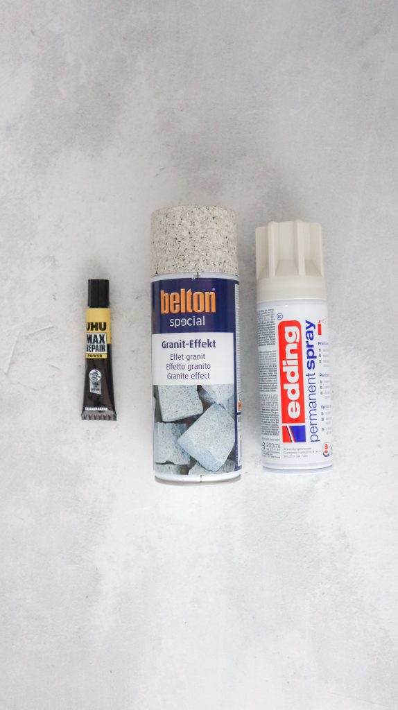 Upcycling Ideen für DIY-Kerzenhalter und selbstgemachte Deko-Elemente im Boho-Stil mit Graniteffekt- und Lackspray. Einfach und mit großem Effekt.
