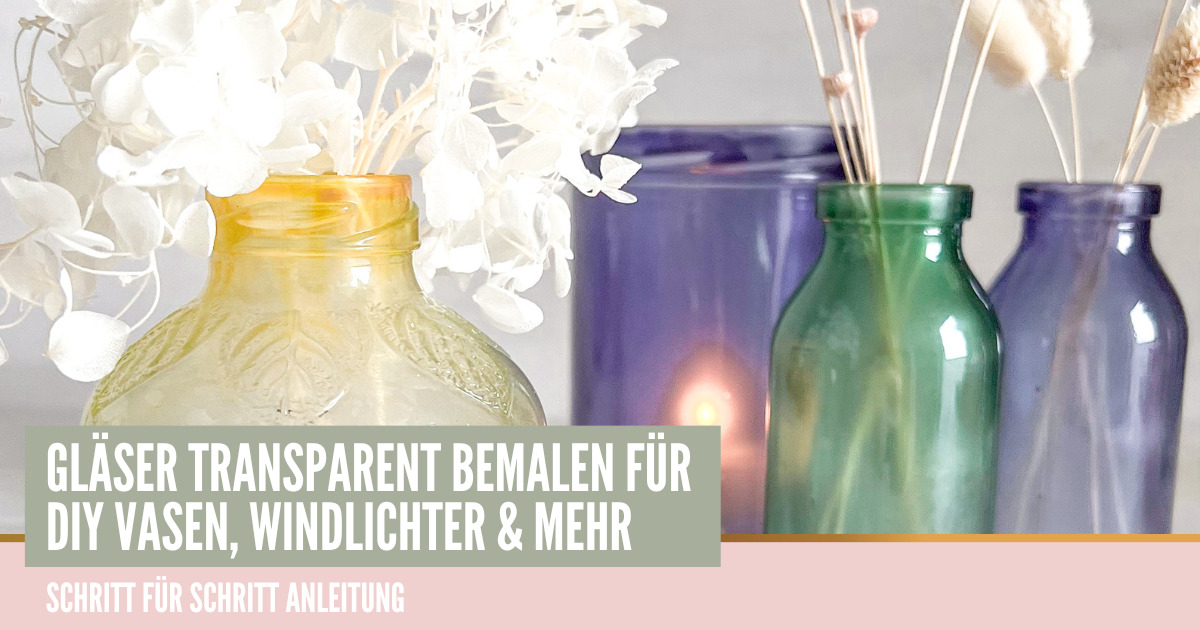 Gläser bemalen mit Lebensmittelfarbe - Kreative Upcycling Idee | Kati make it