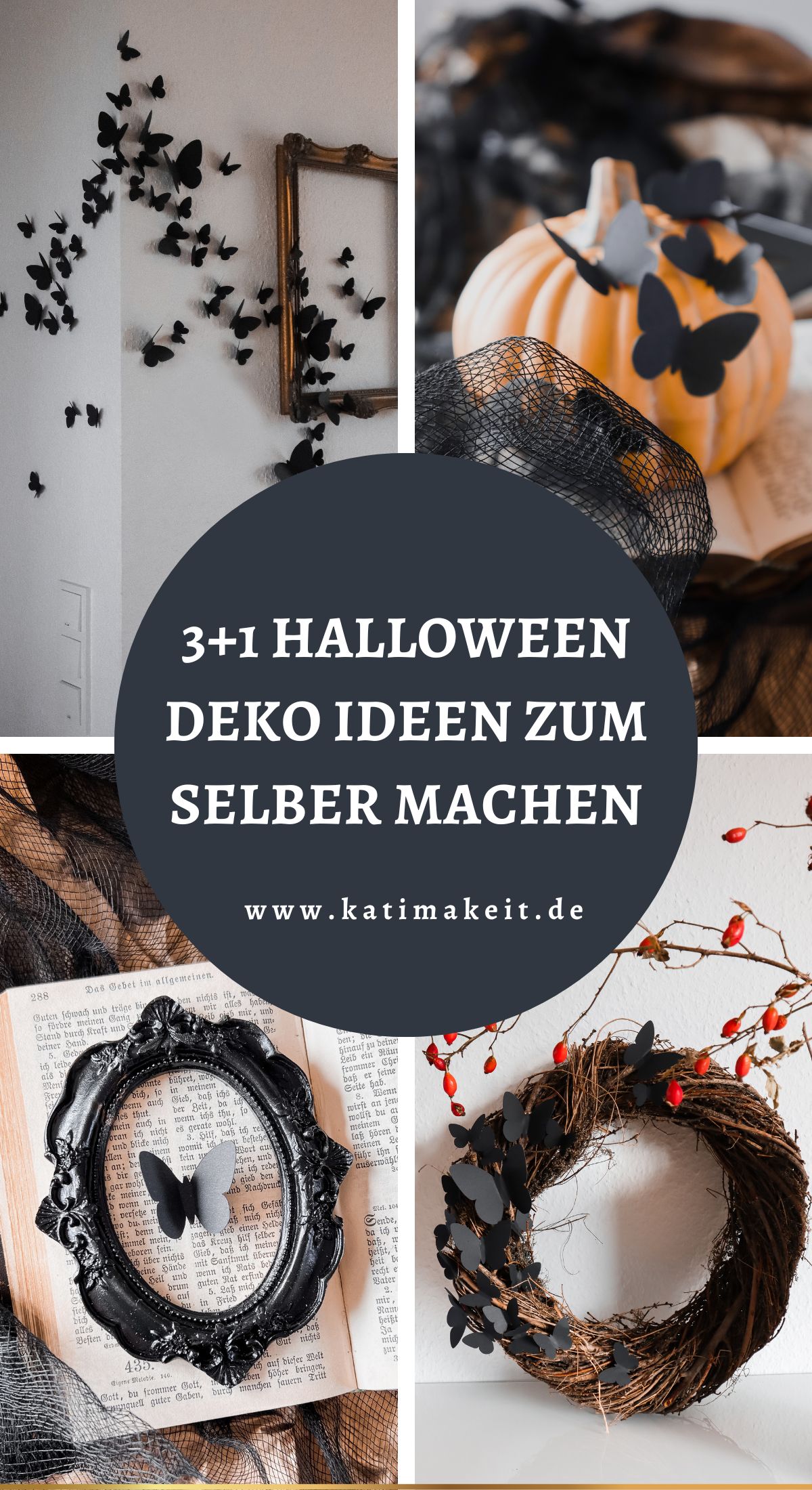 Halloween Deko basteln: 3+1 luxuriöse, aber günstige DIY Ideen für deine Halloween Deko. Hier gibt's die schaurig schönen DIY Anleitungen für die Geisterstunde.