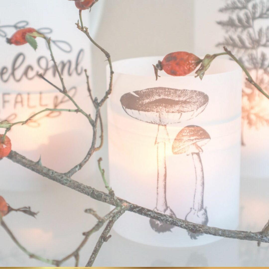 DIY Druckvorlagen für Windlicht mit Stickrahmen – Bild 9