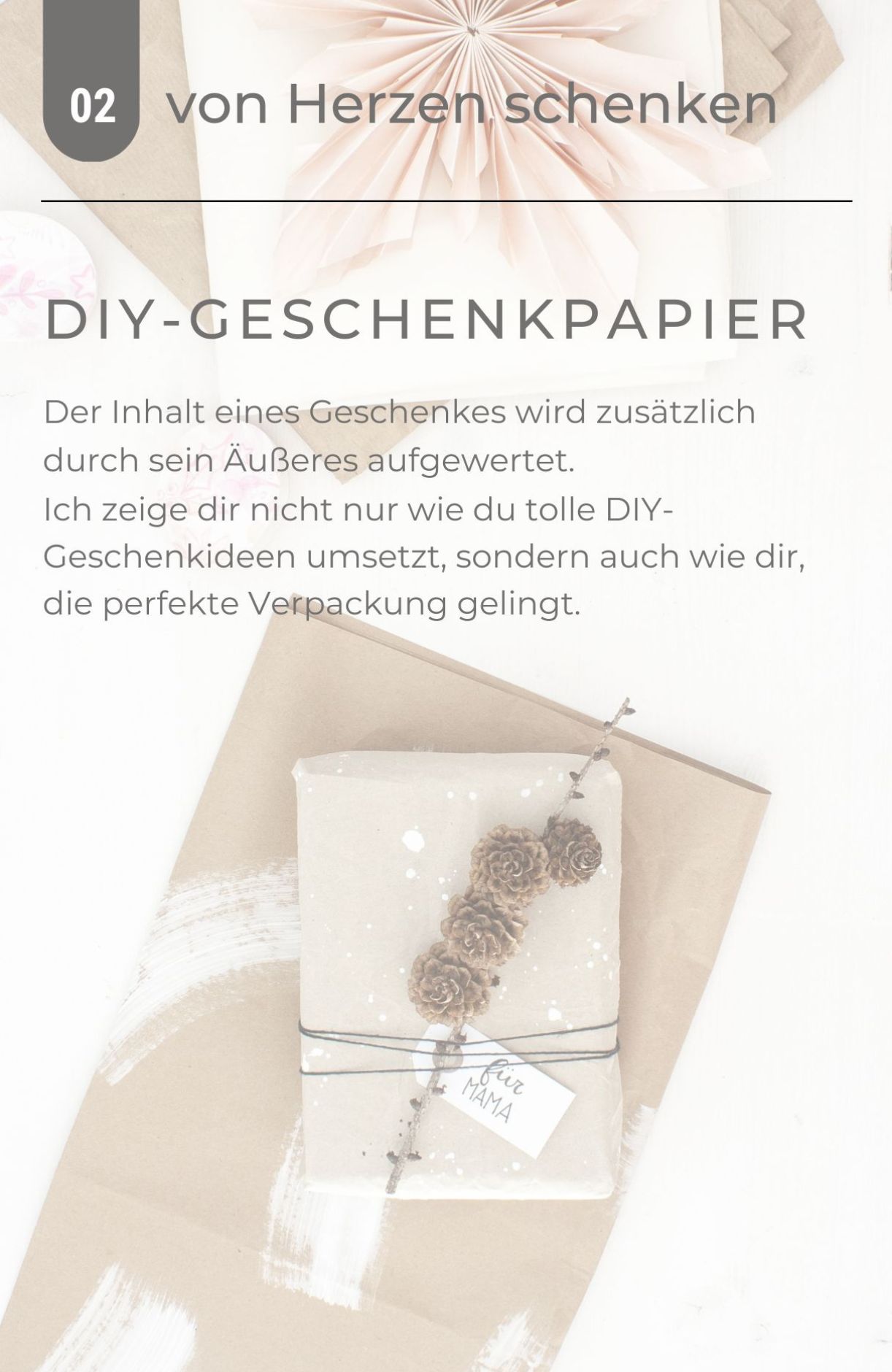 Geschenke nachhaltig verpacken? Mit diesen 5 Ideen für nachhaltige(re) Geschenkverpackung produzierst du garantiert weniger Müll - nicht nur zu Weihnachten.