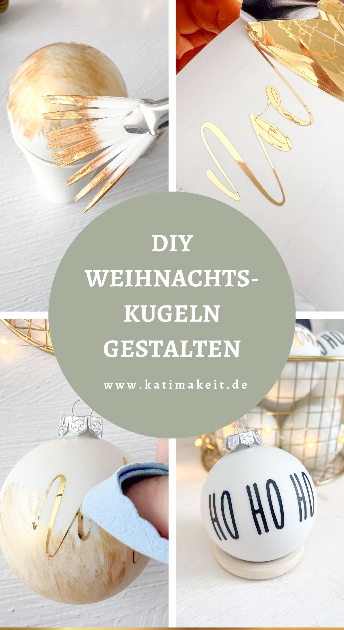 Gestalte individuelle Weihnachtskugeln einfach selbst - ob als DIY Weihnachtsdeko oder als persönliches Geschenk für deine Liebsten. Ich zeige dir, wie es geht. Anleitung: So kannst du Weihnachtskugeln mit Plotterfolie verzieren