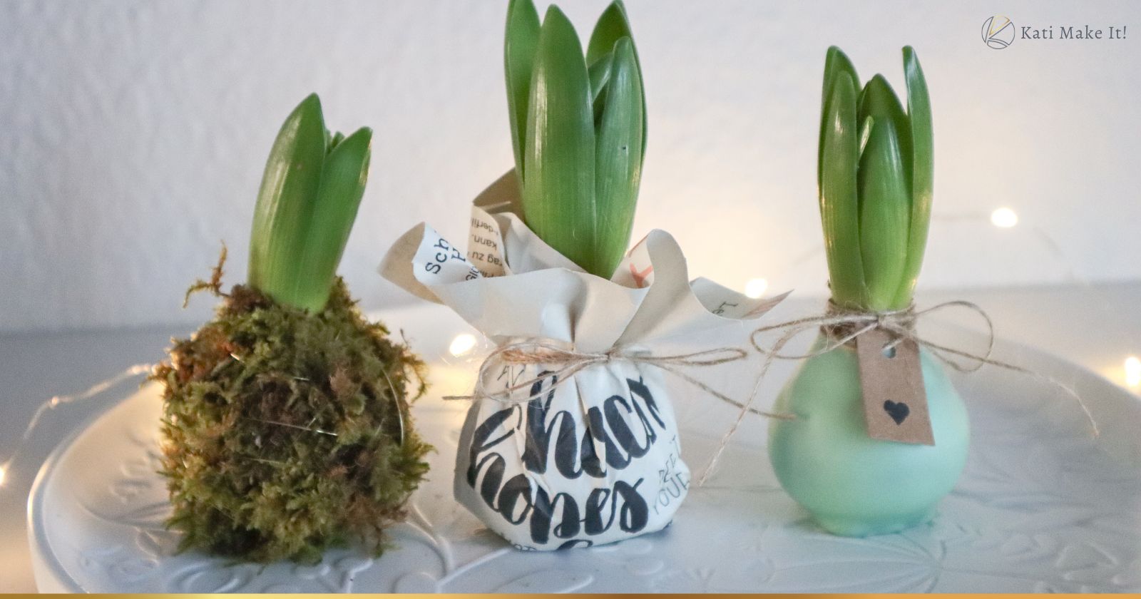 Nie wieder Blumen gießen mit Hyazinthen in Wachs, Moos und Papier! So machst du Wach Hyazinthen einfach selber - auch mit anderen Blumenzwiebeln wie z.B. Amaryllis. Eine pflegeleichte DIY Frühlingsdeko & Geschenkidee. | Hyazinthen in Wachs, Moos und Papier - Meine DIY Frühlingsdeko bekannt aus SWR Kaffee oder Tee