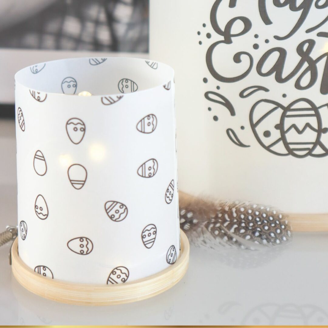 DIY Druckvorlagen für Oster-Windlichter mit Stickrahmen – Bild 5