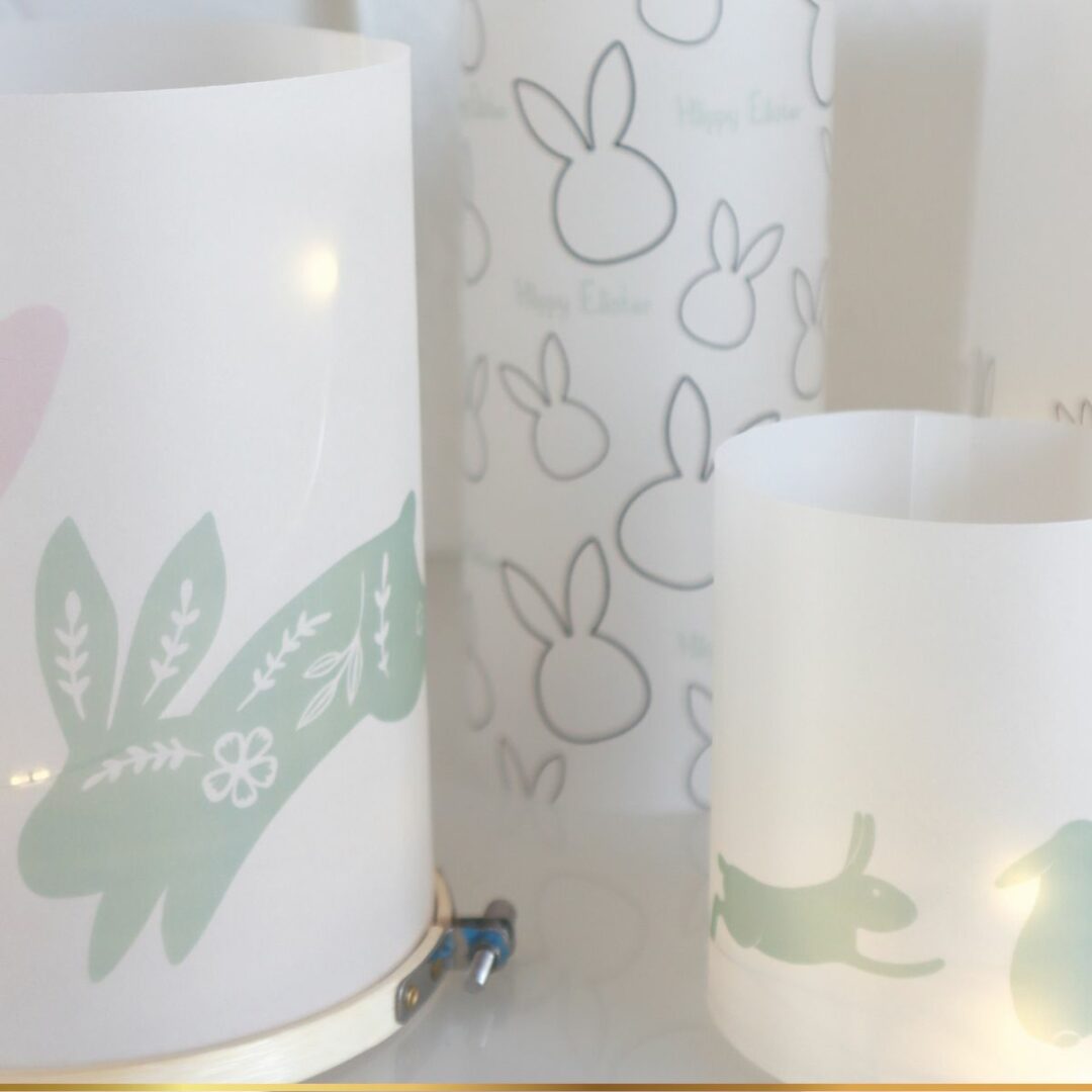 DIY Druckvorlagen für Oster-Windlichter mit Stickrahmen – Bild 3
