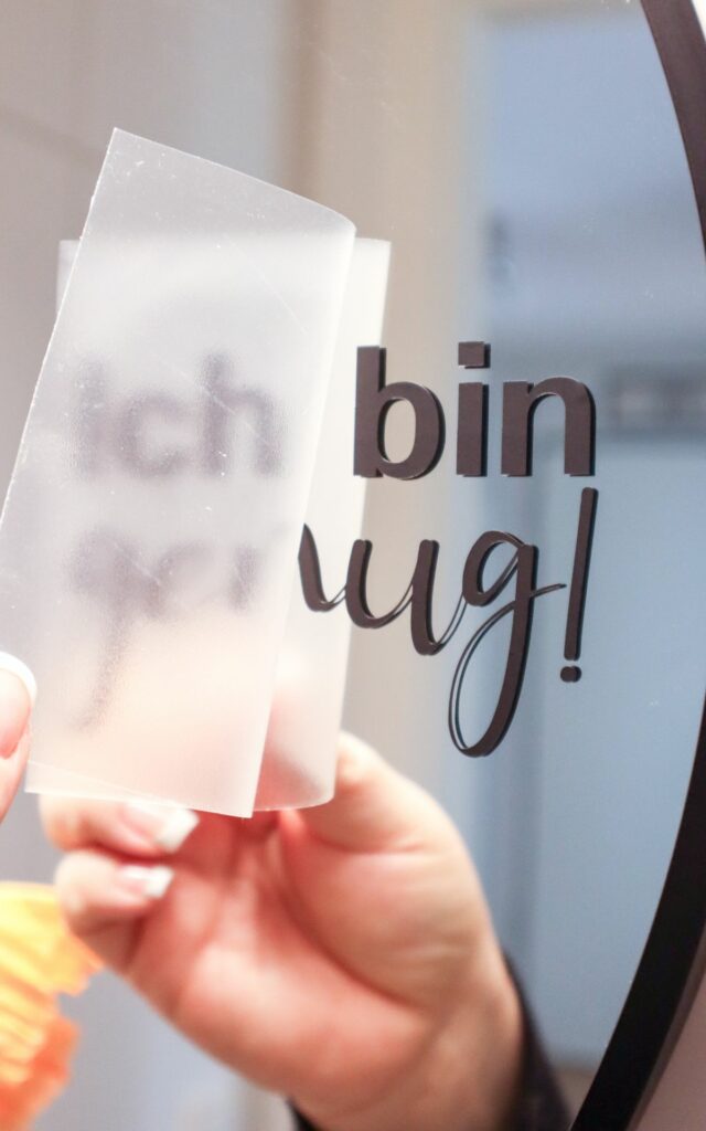 Selbstliebe zum Valentinstag DIY Spiegel mit Spruch + 30 Tage Self