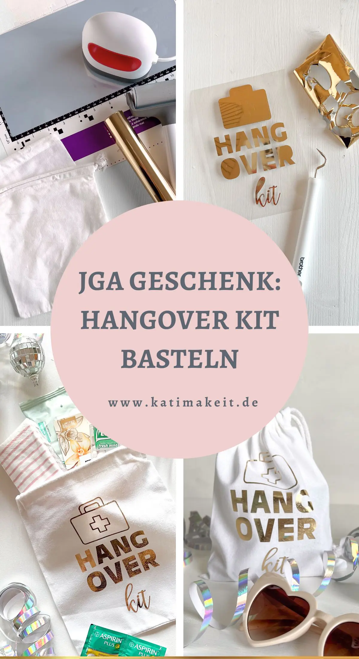 100 Stück 'Notfallkit Für Den Kater Danach' Aufkleber – Rund 40mm Für Hochzeit & Junggesellenabschied