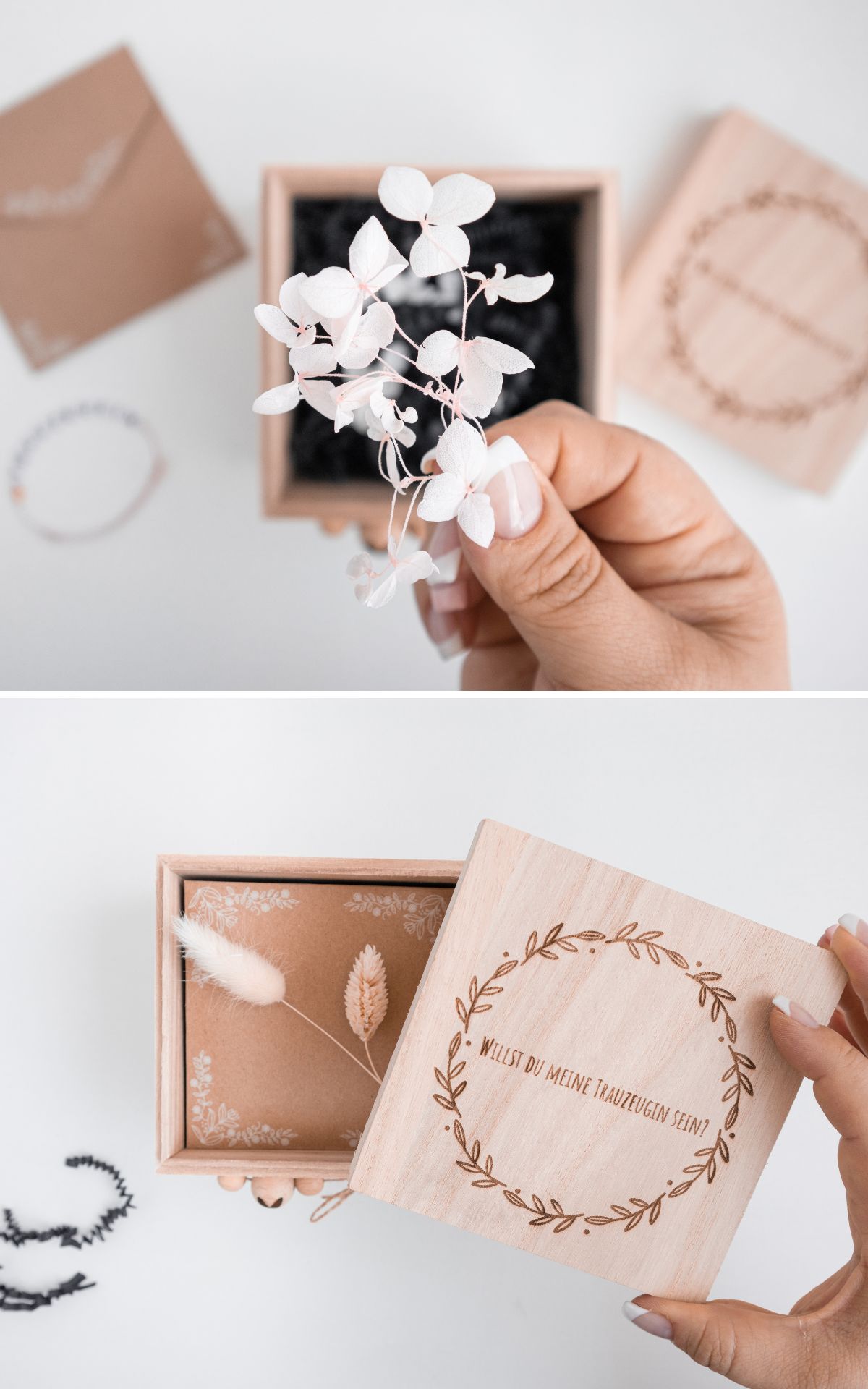 Du willst deine Trauzeugin fragen, ob sie die wichtige Aufgabe übernehmen möchte? Mit diesem DIY Trauzeugen Geschenk wird dein "Antrag" kreativ & unvergesslich.