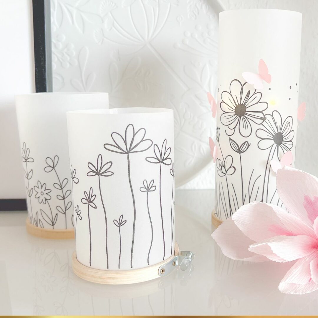 DIY Druckvorlagen für Muttertags-Windlichter mit Stickrahmen – Bild 4