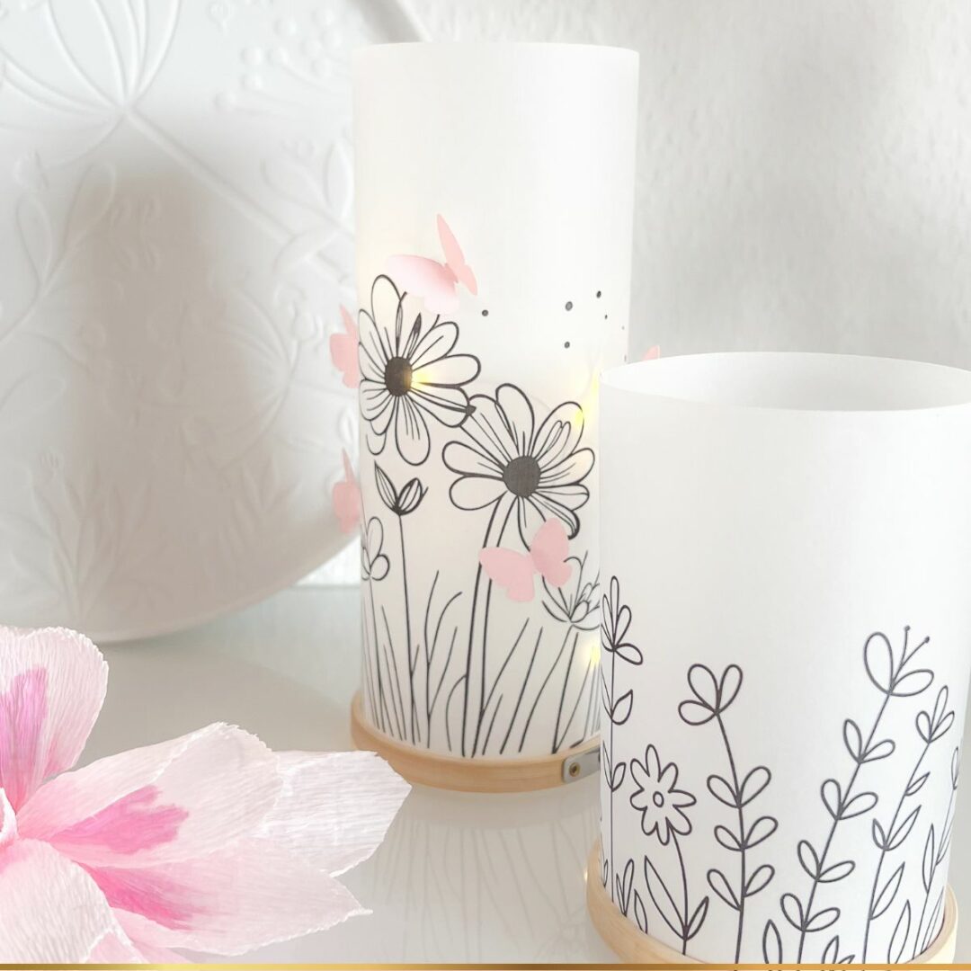 DIY Druckvorlagen für Muttertags-Windlichter mit Stickrahmen – Bild 5