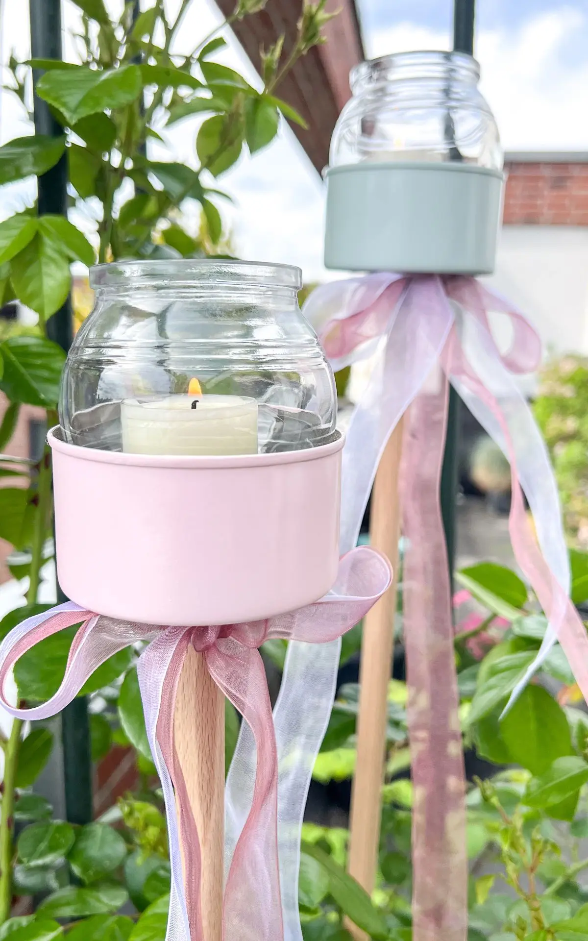 Gartendeko selber machen: Upcycling Idee Gartenfackeln aus Dosen (bekannt aus SWR)