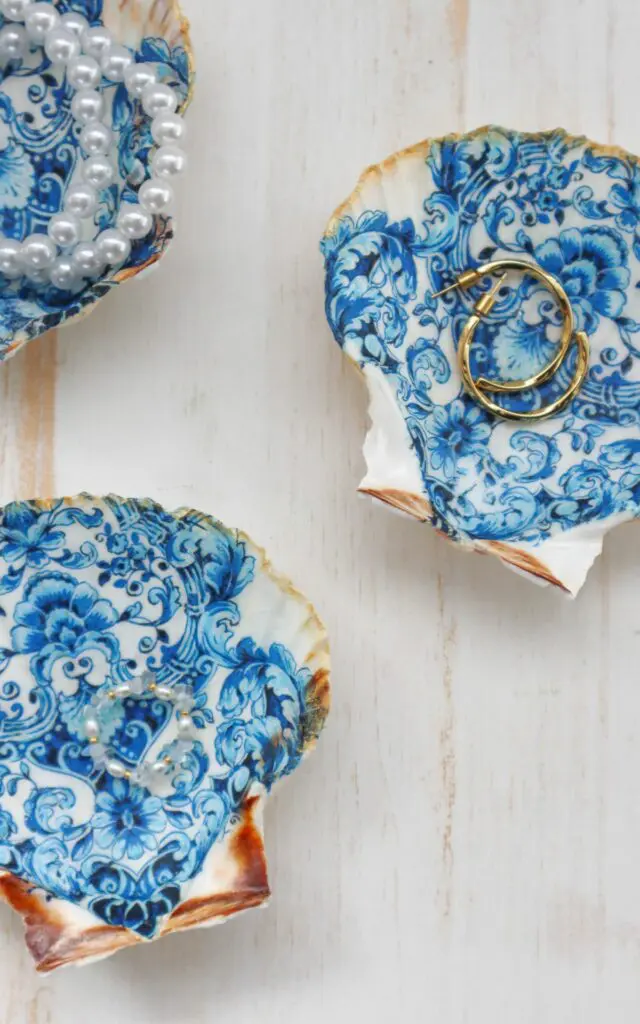 Mit Muscheln basteln: DIY Sommerdeko mit Muscheln & Serviettentechnik | Kati Make It!