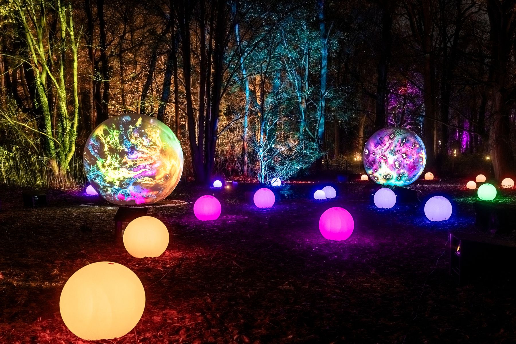 Weihnachten im Tierpark 2023 - Planetenwelt - ©Christmas Garden Michael Clemens