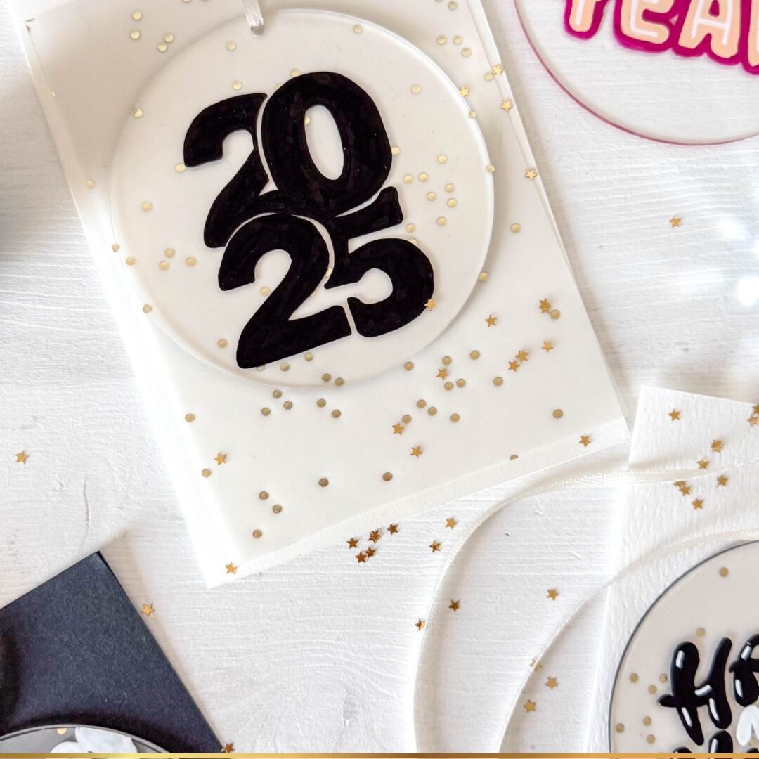DIY Druckvorlagen für Silvester-Acrylanhänger – Bild 4