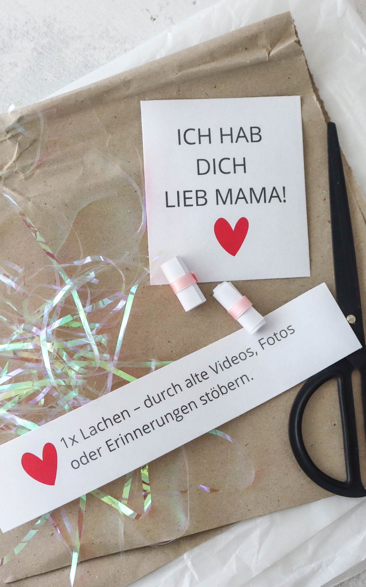 Gutscheine schön verpacken: 3 kreative DIY-Ideen mit Vorlagen für den Muttertag. Plus 50 Gutscheinideen für unvergessliche Momente und schöne Erinnerungen! 
