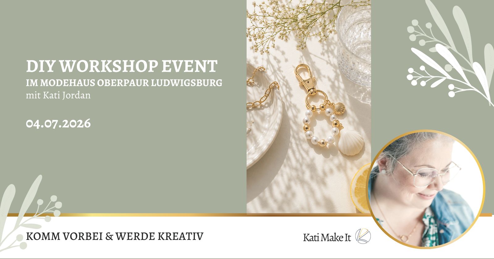 Kreativ-Workshop im Modehaus Oberpaur in Ludwigsburg: Kreative Weihnachten mit Kati Make It! DIY Workshop in Ludwigsburg: Gestalte deinen Mix & Match Bag Charm bei Oberpaur | Kati Make It!
